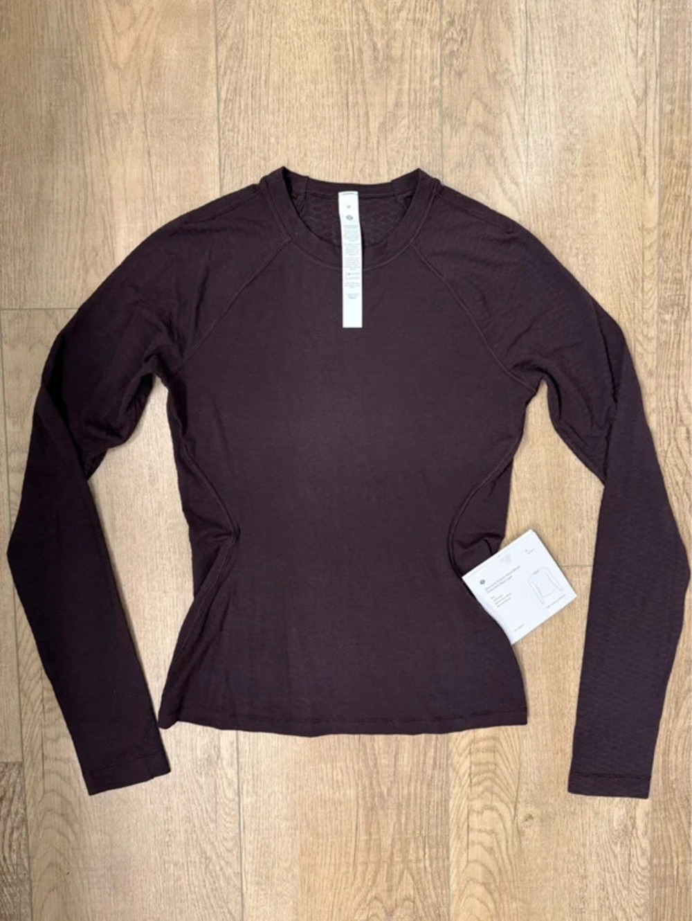 Lululemon Diamond-Texture Wool-Blend Crewneck Base Layer - Size M